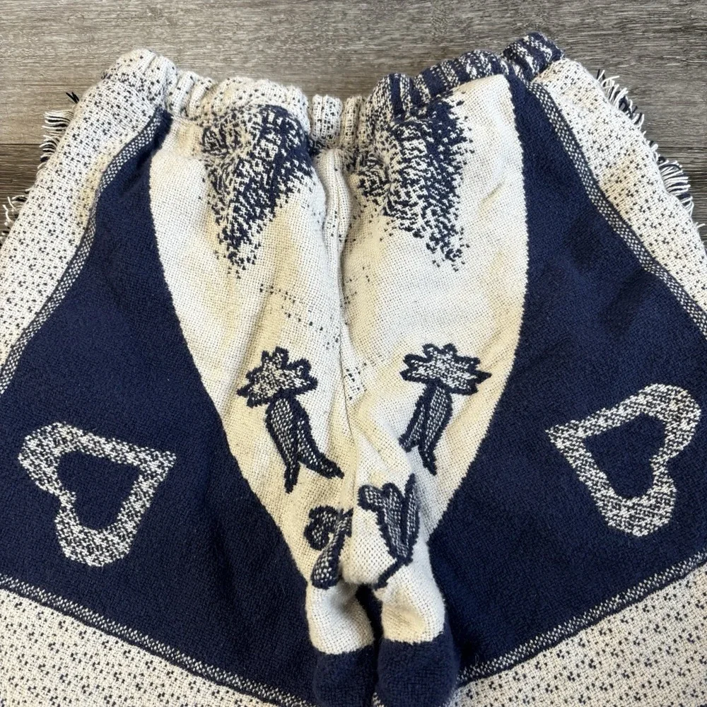 Custom Hand Made Tapestry Rug Playing Card Shorts Size 30" Waist - Picture 4 of 7